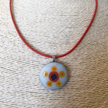 Load image into Gallery viewer, Fused Glass Pendant Necklace